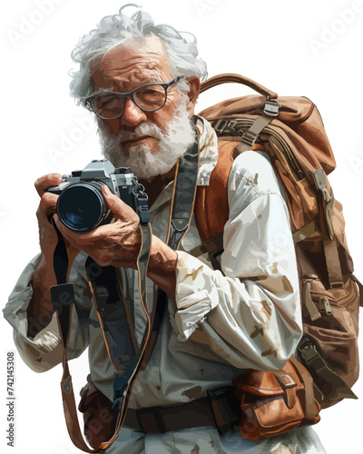 Senior Photographer Illustration