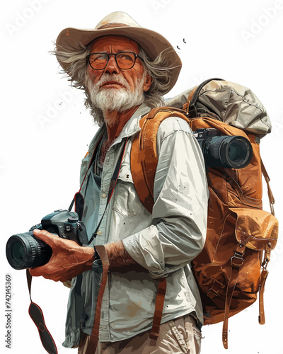 Senior Photographer Illustration
