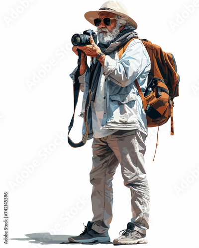 Senior Photographer Illustration