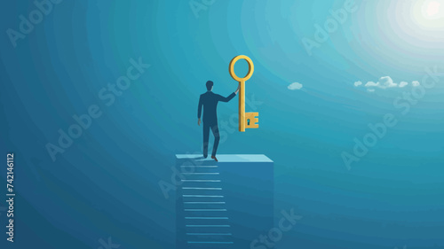 key to business success concept