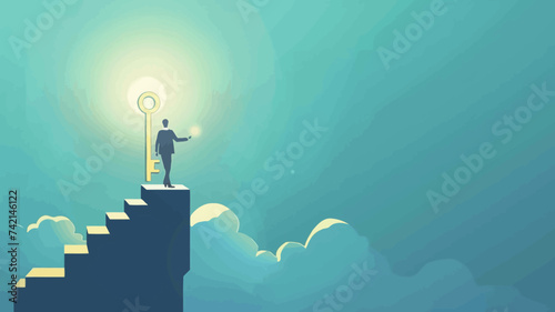 key to business success concept