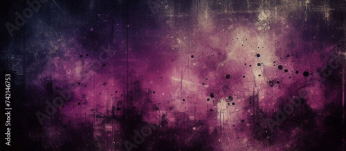 purple texture background. dark wall backdrop wallpaper, dark tone, black or dark gray rough grainy stone texture background, Black background with texture grunge, old vintage marbled stone wall.	