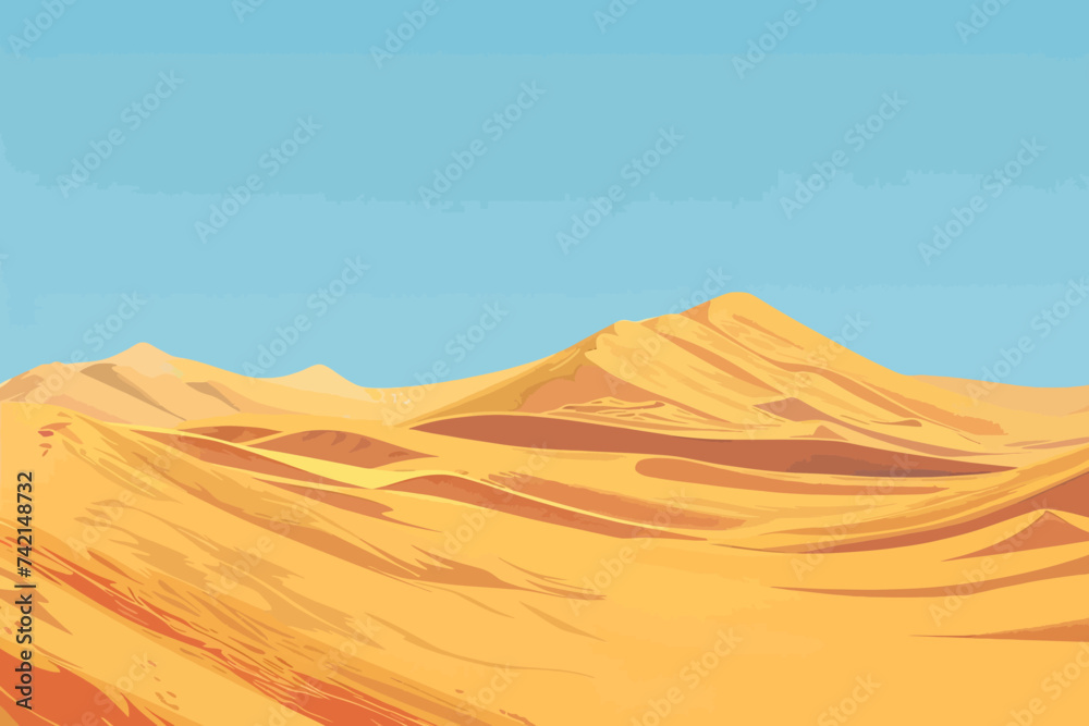 Flat Design Desert Sand