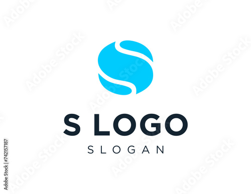 The logo design is about S Logo and was created using the Corel Draw 2018 application with a white background.