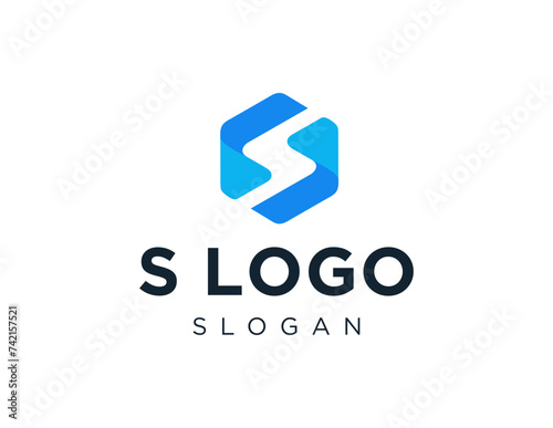 The logo design is about S Logo and was created using the Corel Draw 2018 application with a white background.
