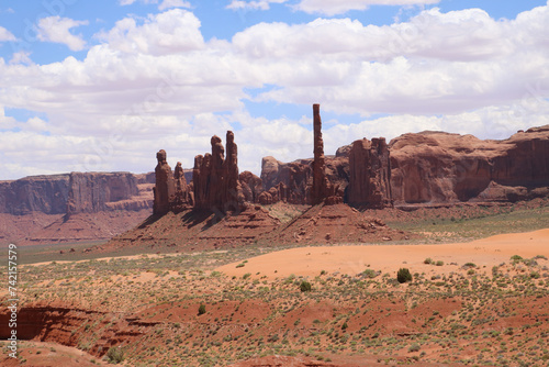 Beautiful views seen from Monument Valley Loop Drive.