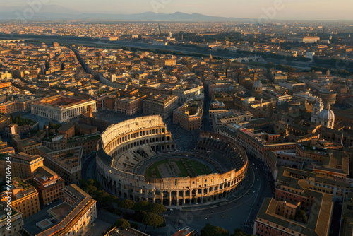 Drone view captures Rome's ancient landmarks in a new light