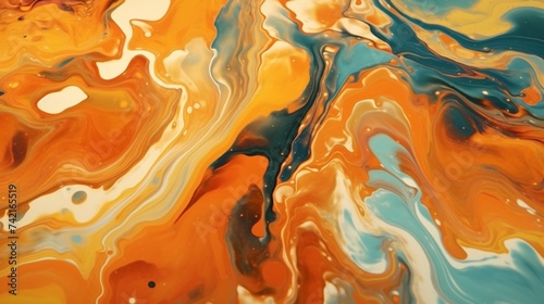 Beautiful abstract fluid art background texture AI generative