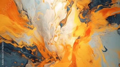 Beautiful abstract fluid art background texture AI generative