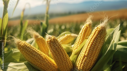 corn on the cob AI generative