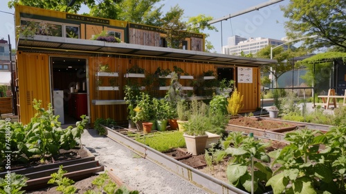  Innovative Urban Container Garden Cafe
