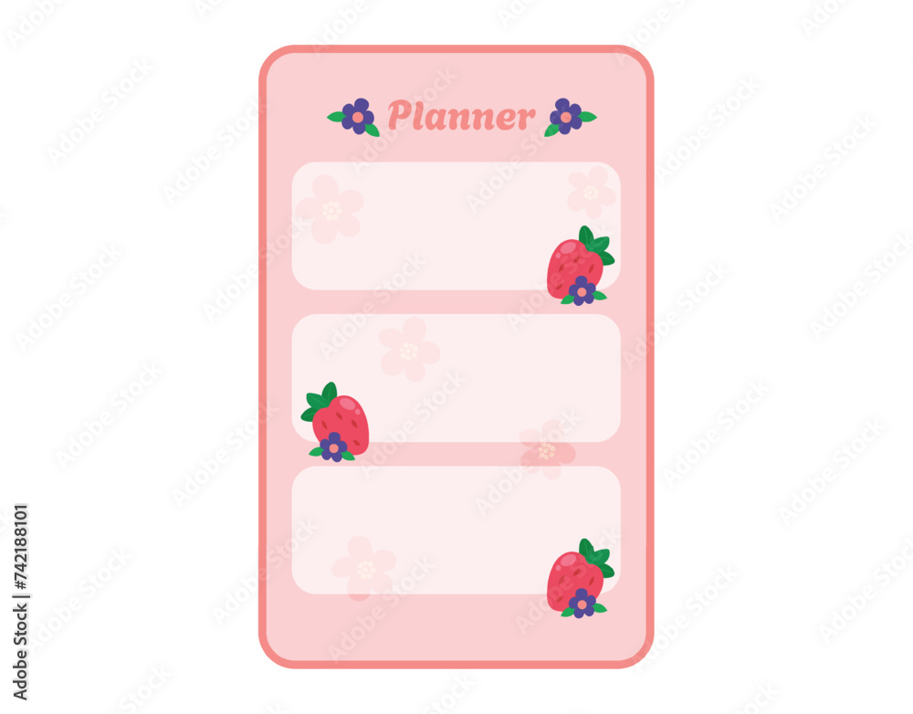 Cute fruit slice decoration vector art design