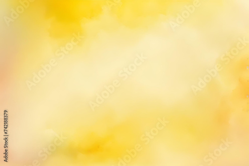 Abstract Gradient Smooth Blurred Watercolor Yellow Background Image