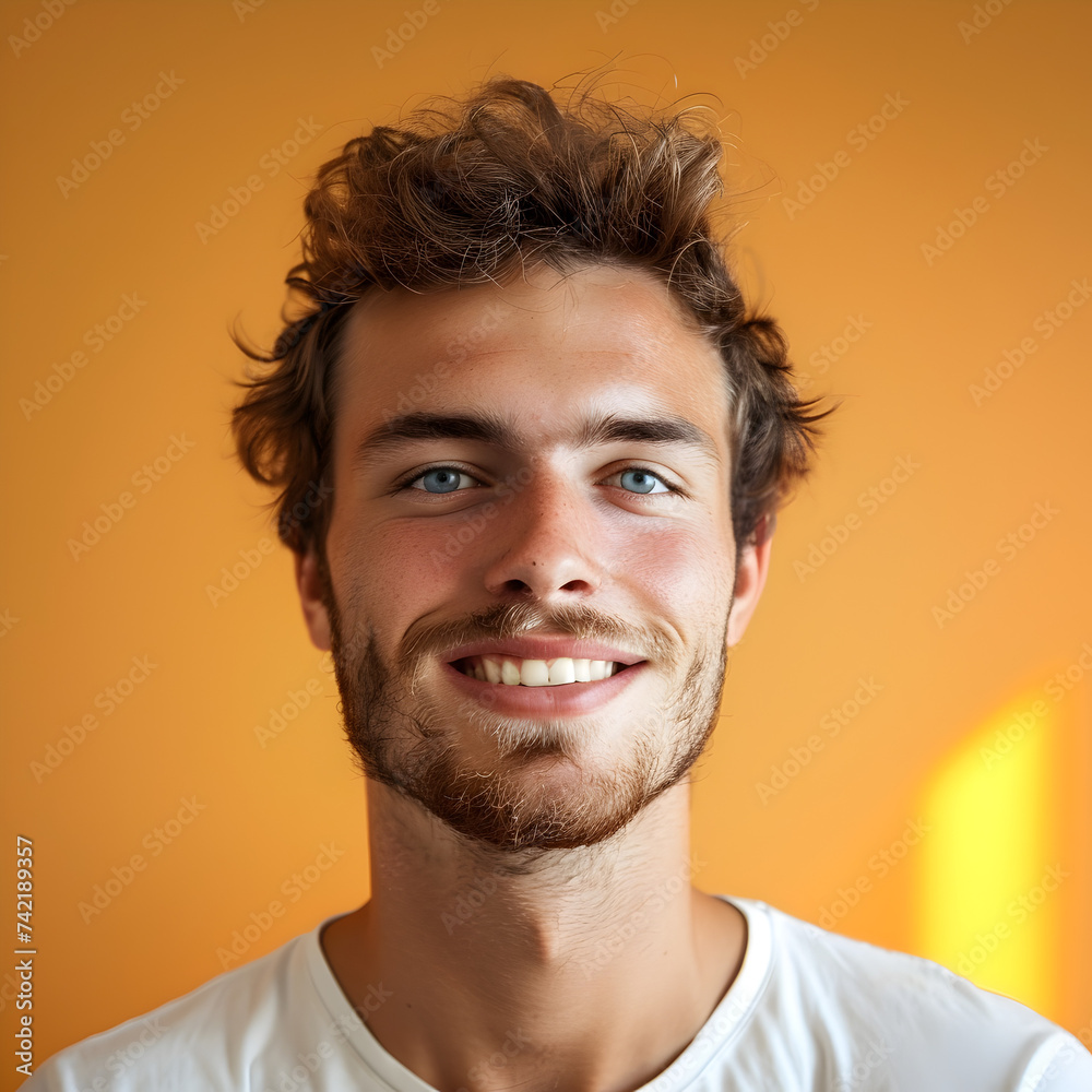 Man with a gentle smile Man with a gentle smile
