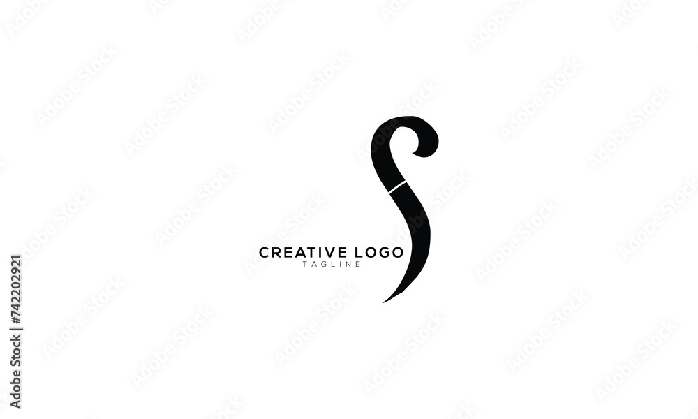 SJ Abstract initial monogram letter alphabet logo design SJ Abstract initial monogram letter alphabet logo design