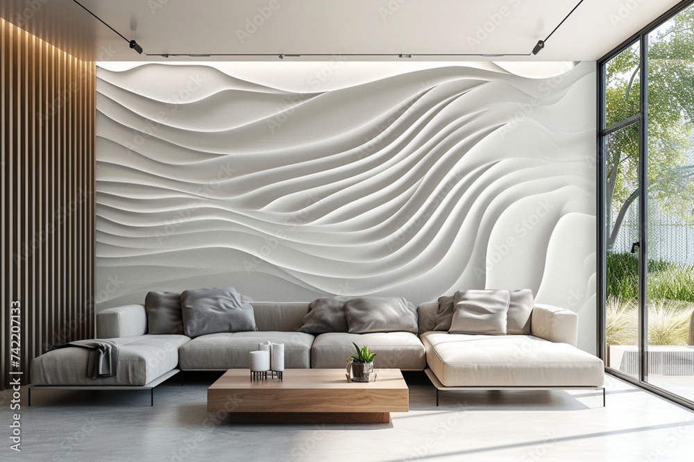 Fototapeta premium living room interior