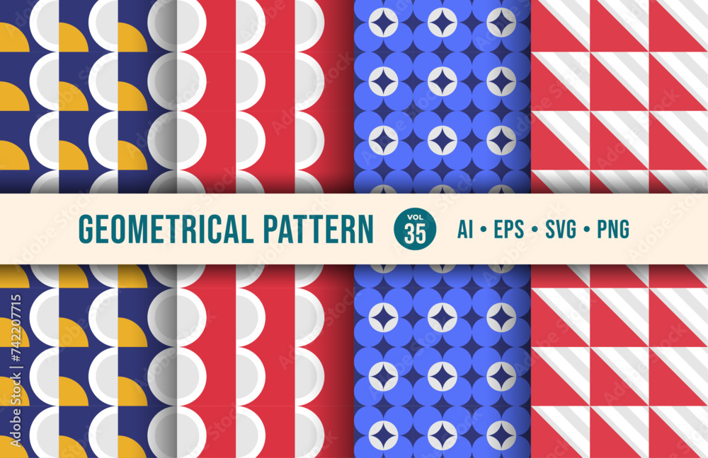 Geometric minimalistic pattern with simple shape and figure. Perfect for digital or print background, web banner, business presentation, branding package, fabric print, wallpaper Geometric minimalistic pattern with simple shape and figure. Perfect for digital or print background, web banner, business presentation, branding package, fabric print, wallpaper