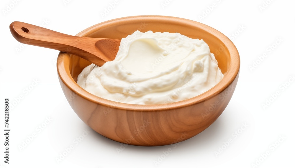 yogurt cream in a bowl yogurt cream in a bowl