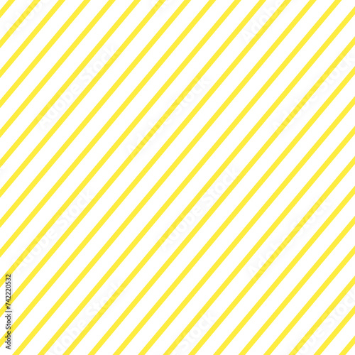 正方形の50度のストライプの線 黄色