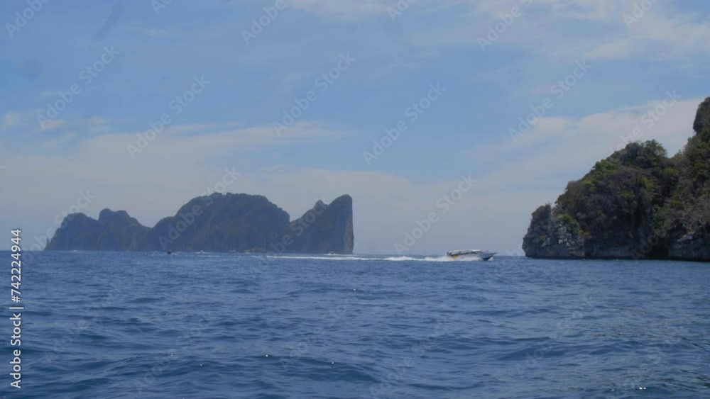 Cliffs in the Phi Phi Islands of Thailand Cliffs in the Phi Phi Islands of Thailand