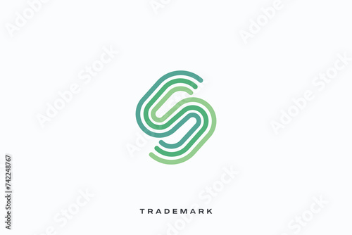 S letter logo vector trademark universal s logotype brand