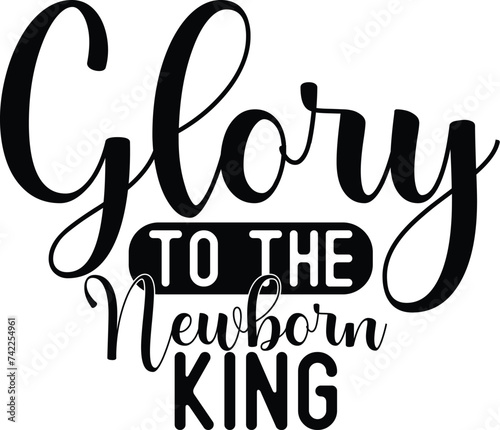 New Born Baby Typography Design