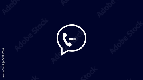 calling icon illustration, Incoming call cell phone illustration, phone call photo