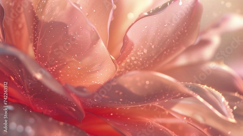 Sparkling Elegance: Jasmine's petals, seen in macro, sparkle with delicate allure.