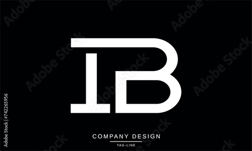 IB, BI Abstract Letters Logo Monogram Design