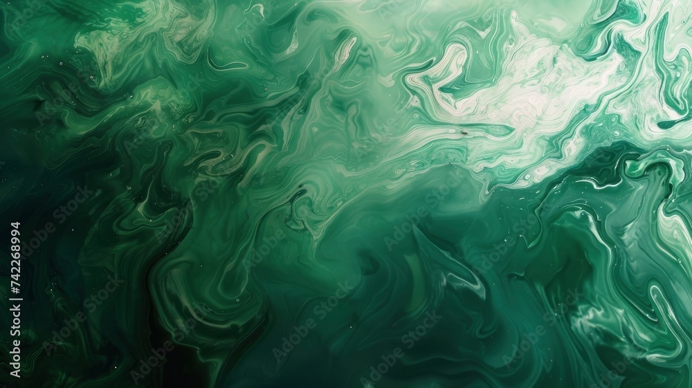 green abstract texture background. Color gradient. - generative ai