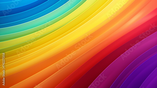 Rainbow background gay pride LGBTQ themed multiple colors with blurred lines striped pattern photo