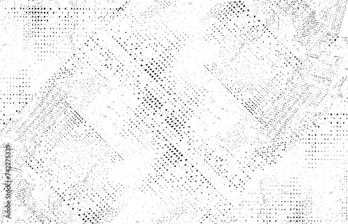 Abstract vector noise. Small particles of debris and dust. Distressed uneven background. Grunge texture