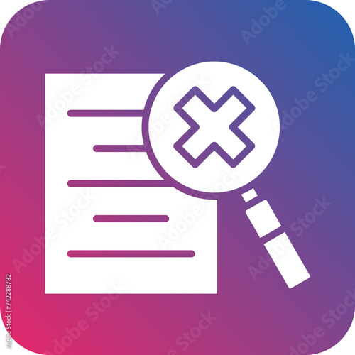 Data Infringement Icon Style