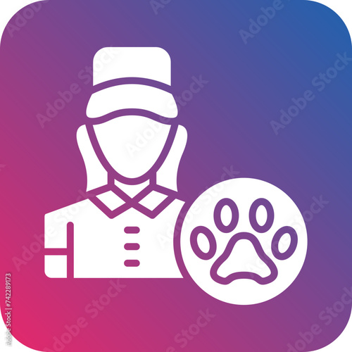 Animal Handler Female Icon Style