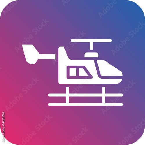 Helicopter Icon Style © designing ocean