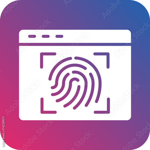 Fingerprint Icon Style