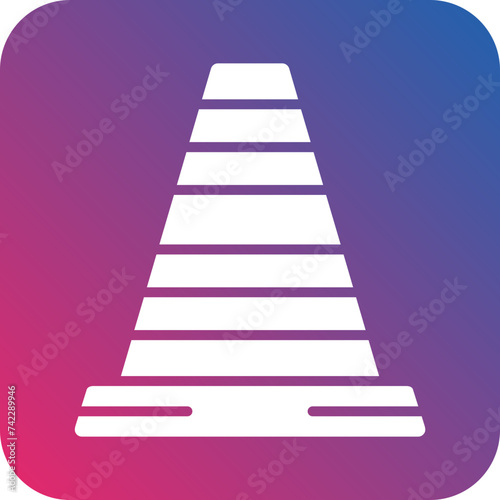 Traffic Cone Icon Style