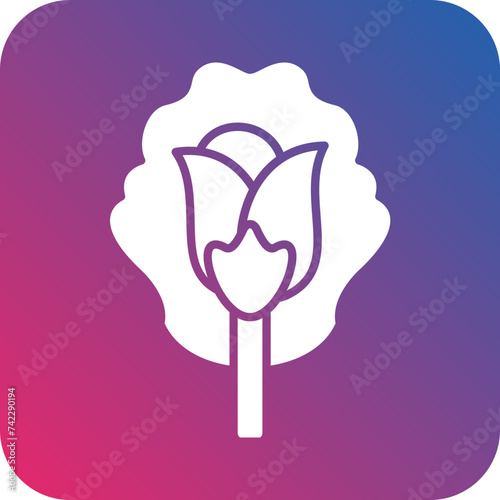 Pea Flower Icon Style