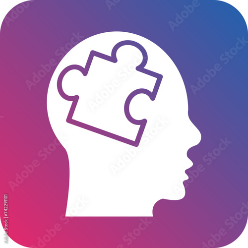 Mental Disorder Icon Style