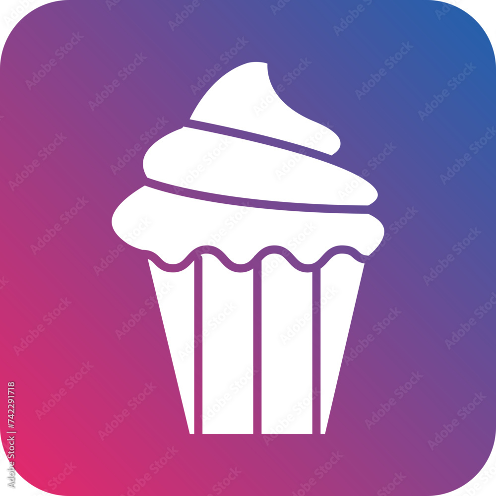 Cupcakes Icon Style