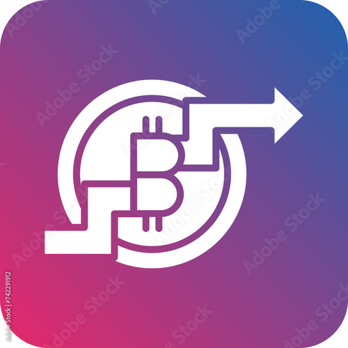 Crypto Halving Icon Style