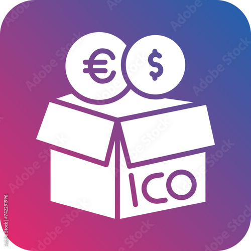 Initial Coin Offering Icon Style