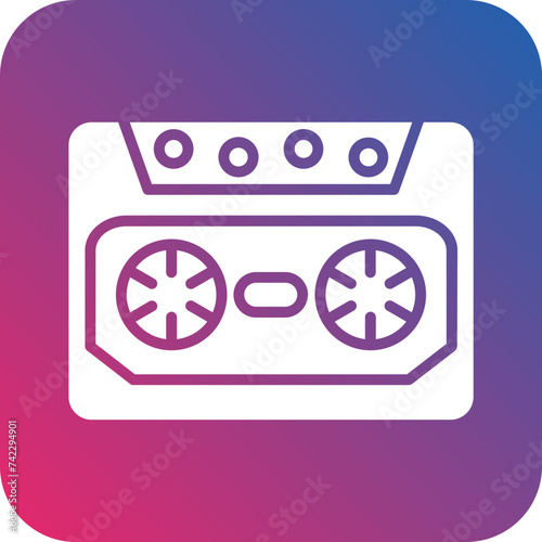 Cassette Icon Style