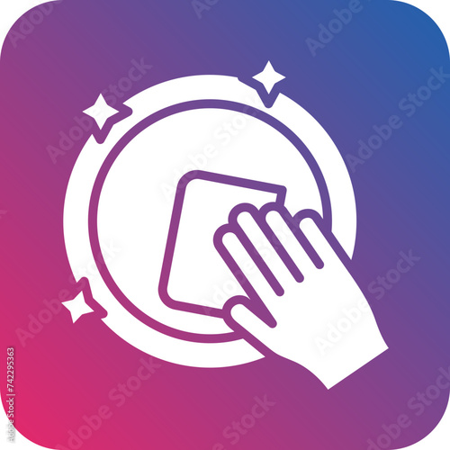 Wash Dishes Icon Style