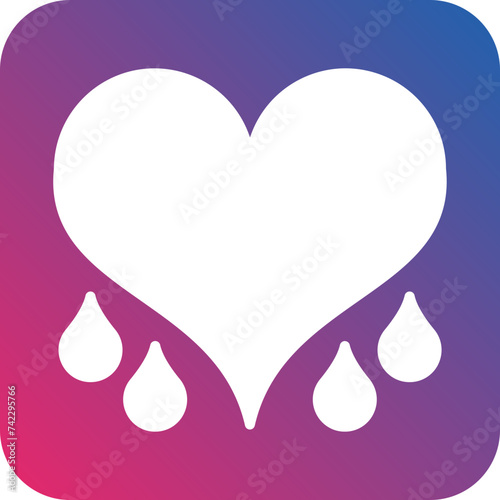 Bleeding Heart Icon Style
