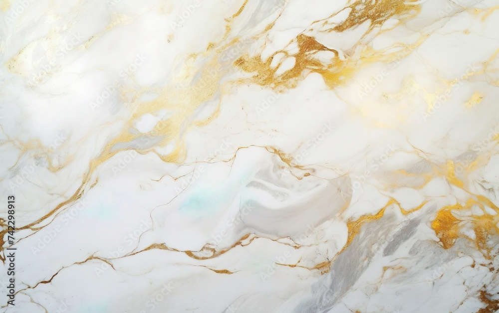 Indoor patterns. Natural white and gold marble texture for skin tile wallpaper luxurious background. Creative stone ceramic art wall interiors design. AI Generative