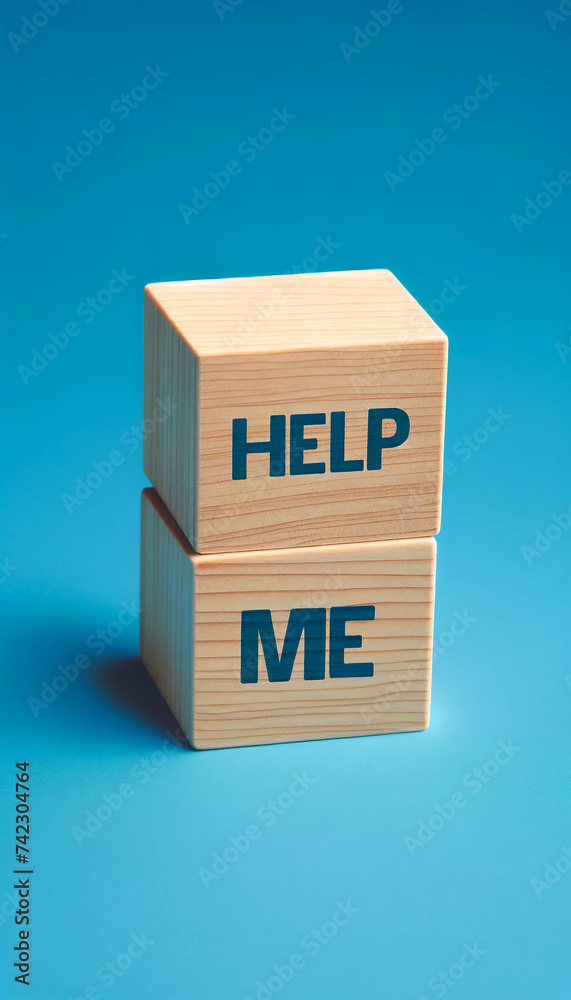 Support and Guidance: Wooden HELP ME Blocks Support and Guidance: Wooden HELP ME Blocks