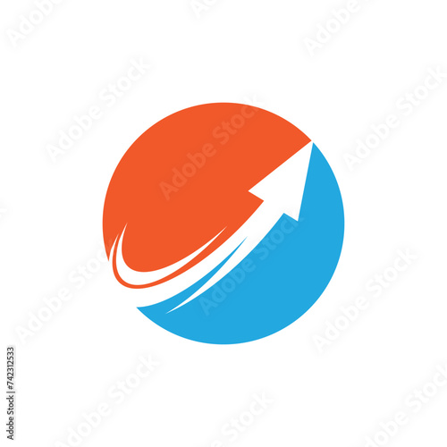 Arrow ilustration logo vector template Free Download Arrow ilustration logo vector template - GFXLoad