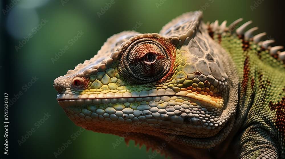 Fototapeta premium chameleon pictures 