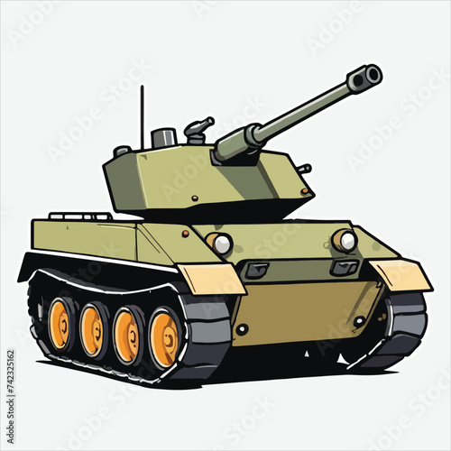 vector war tank